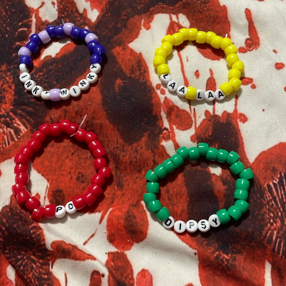 Teletubbies four pack bracelets
